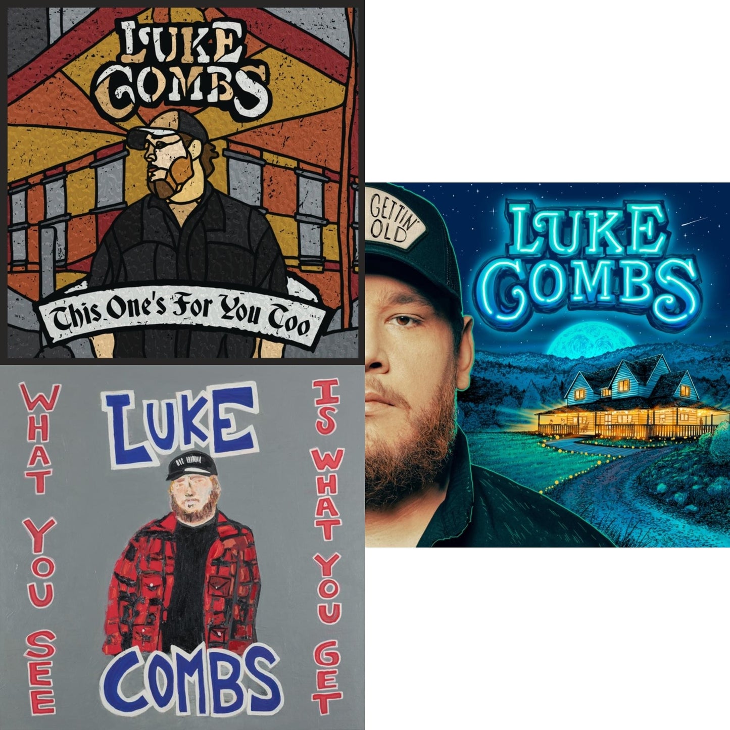 This One's For You Too (Deluxe/2 LP/150G) & What You See Is What You Get (2LP/140G) & Gettin' Old (2LP)