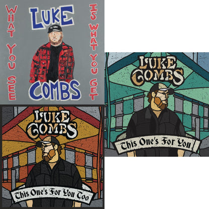 This is a 3 LP Vinyl SKU bundle.
1.This LP Vinyl is brand new.Format: LP VinylThis item's title is: What You See Is What You Get (2LP/140G)Artist: Luke CombsLabel: SME NASHVILLE/ COLUMBIABarcode: 190759568712Release Date: 12/6/2019
2.This LP Vinyl is brand new.