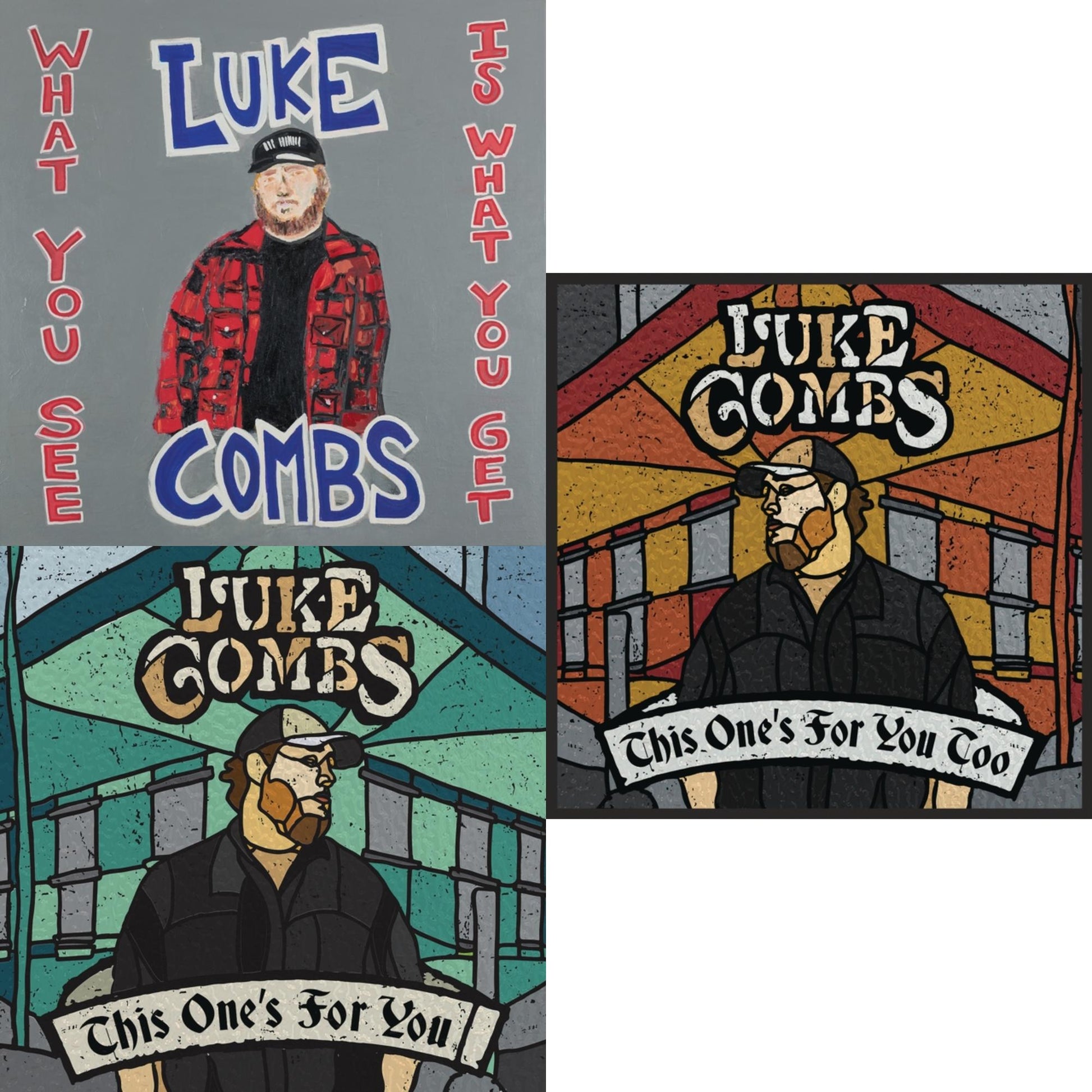 This is a 3 LP Vinyl SKU bundle.
1.This LP Vinyl is brand new.Format: LP VinylThis item's title is: What You See Is What You Get (2LP/140G)Artist: Luke CombsLabel: SME NASHVILLE/ COLUMBIABarcode: 190759568712Release Date: 12/6/2019
2.This LP Vinyl is brand new.