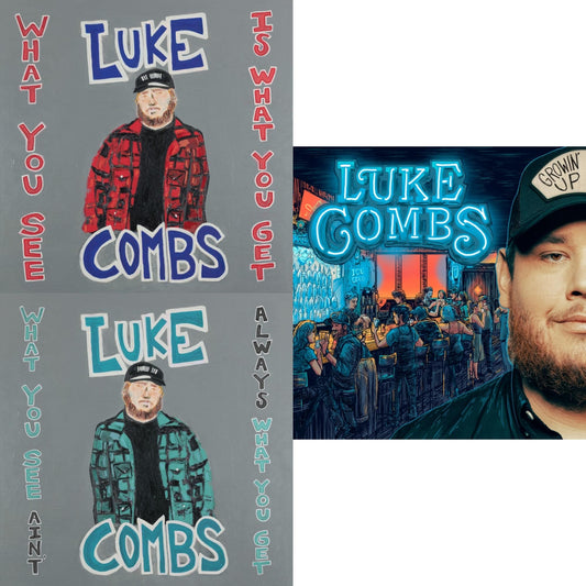 This is a 3 LP Vinyl SKU bundle.
1.This LP Vinyl is brand new.Format: LP VinylThis item's title is: What You See Is What You Get (2LP/140G)Artist: Luke CombsLabel: SME NASHVILLE/ COLUMBIABarcode: 190759568712Release Date: 12/6/2019
2.This LP Vinyl is brand new.