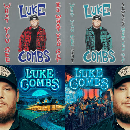 This is a 4 LP Vinyl SKU bundle.
1.This LP Vinyl is brand new.Format: LP VinylThis item's title is: What You See Is What You Get (2LP/140G)Artist: Luke CombsLabel: SME NASHVILLE/ COLUMBIABarcode: 190759568712Release Date: 12/6/2019
2.This LP Vinyl is brand new.