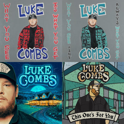 This is a 4 LP Vinyl SKU bundle.
1.This LP Vinyl is brand new.Format: LP VinylThis item's title is: What You See Is What You Get (2LP/140G)Artist: Luke CombsLabel: SME NASHVILLE/ COLUMBIABarcode: 190759568712Release Date: 12/6/2019
2.This LP Vinyl is brand new.