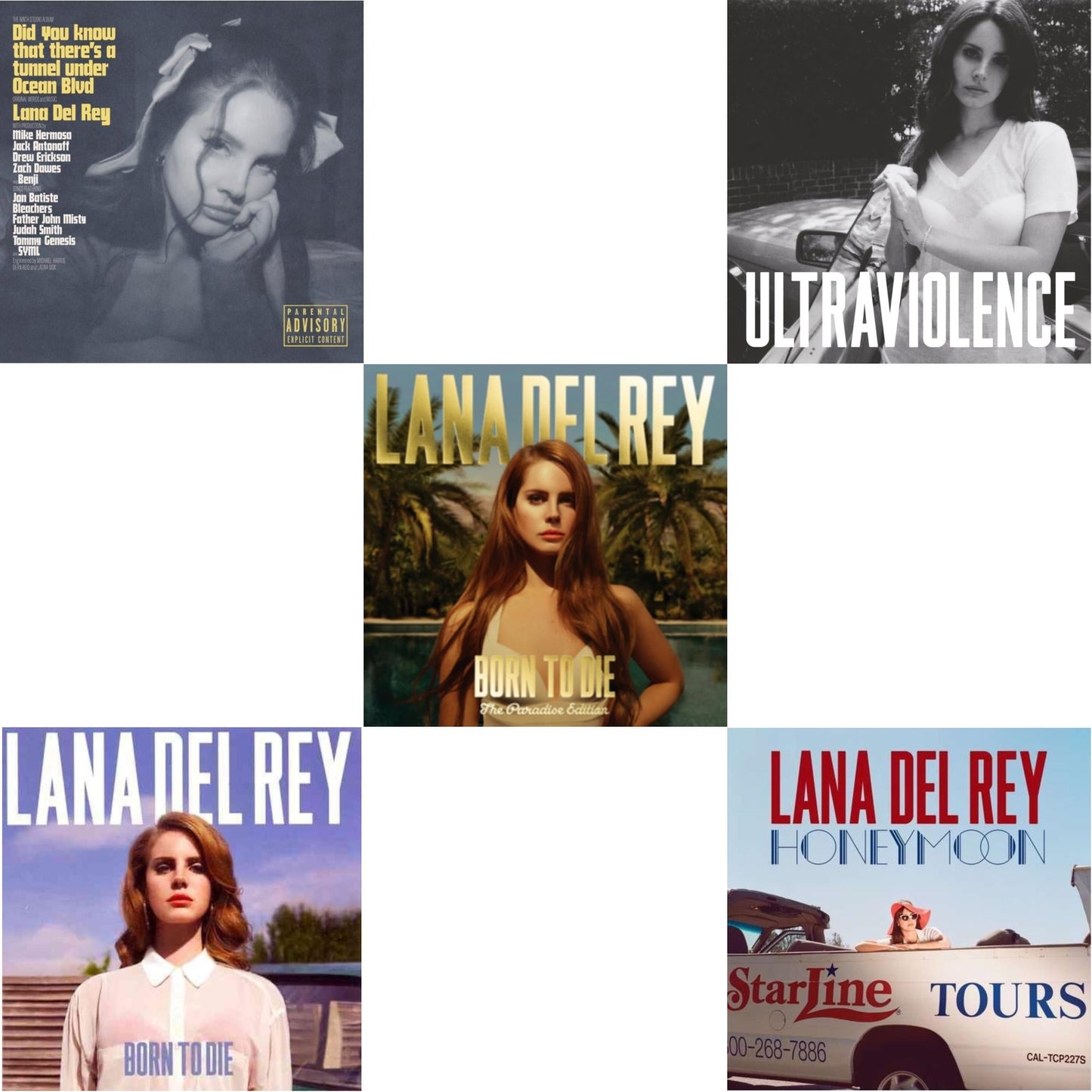 Did You Know That There’S A Tunnel Under Ocean Blvd (X) & Born To Die & Born To Die (Paradise Edition) & Ultraviolence & Honeymoon