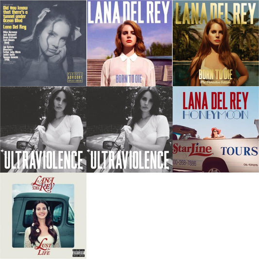Did You Know That There’S A Tunnel Under Ocean Blvd (X) & Born To Die & Born To Die (Paradise Edition) & Ultraviolence & Ultraviolence & Honeymoon & Lust For Life