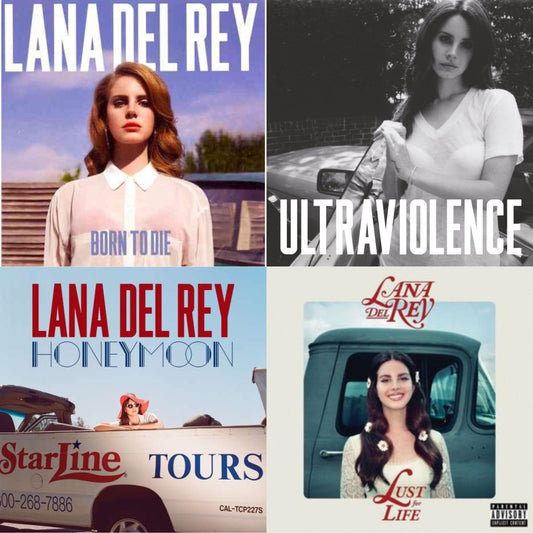 Lana Del Rey - Born To Die & Ultraviolence & Honeymoon & Lust For Life - CD Bundle