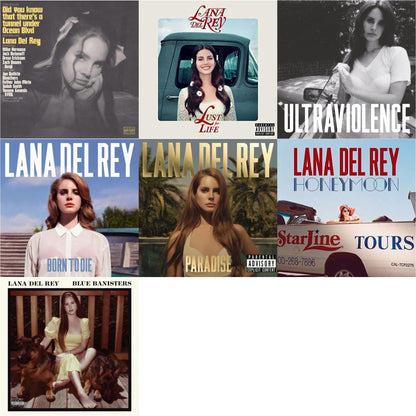 Blue Banisters (2LP) & Did You Know That There’S A Tunnel Under Ocean Blvd (X) (2LP/180G) & Born To Die & Paradise & Ultraviolence & Honeymoon & Lust For Life