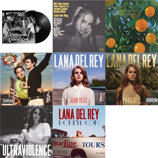 Chemtrails Over The Country Club & Did You Know That There’S A Tunnel Under Ocean Blvd (X) (2LP/180G) & Violet Bent Backwards Over The Grass (180G) & Nfr! (2LP) & Born To Die & Paradise & Ultraviolence & Honeymoon