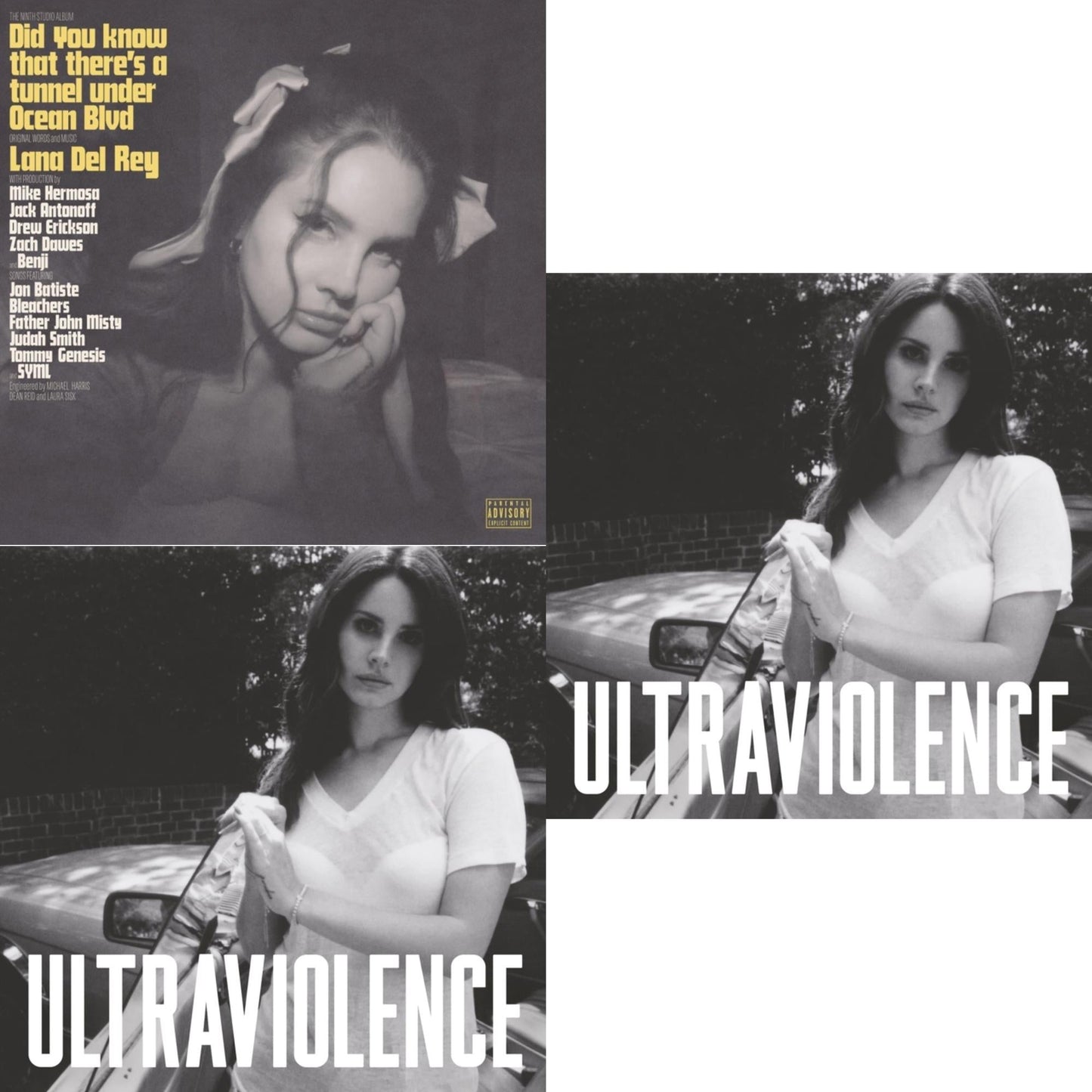 This is a 3 LP Vinyl SKU bundle.
1.This LP Vinyl is brand new.Format: LP VinylMusic Style: Baroque PopThis item's title is: Did You Know That There’S A Tunnel Under Ocean Blvd (X) (2LP/180G)Artist: Lana Del ReyLabel: INTERSCOPEBarcode: 602448591913Release Date: 3/24/2023
2.