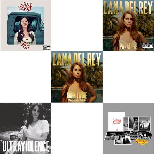 This is a 5 CD SKU bundle.
1.This CD is brand new.Format: CDThis item's title is: Lust For LifeArtist: Lana Del ReyLabel: INTERSCOPEBarcode: 602557589924Release Date: 7/21/2017
2.This CD is brand new.