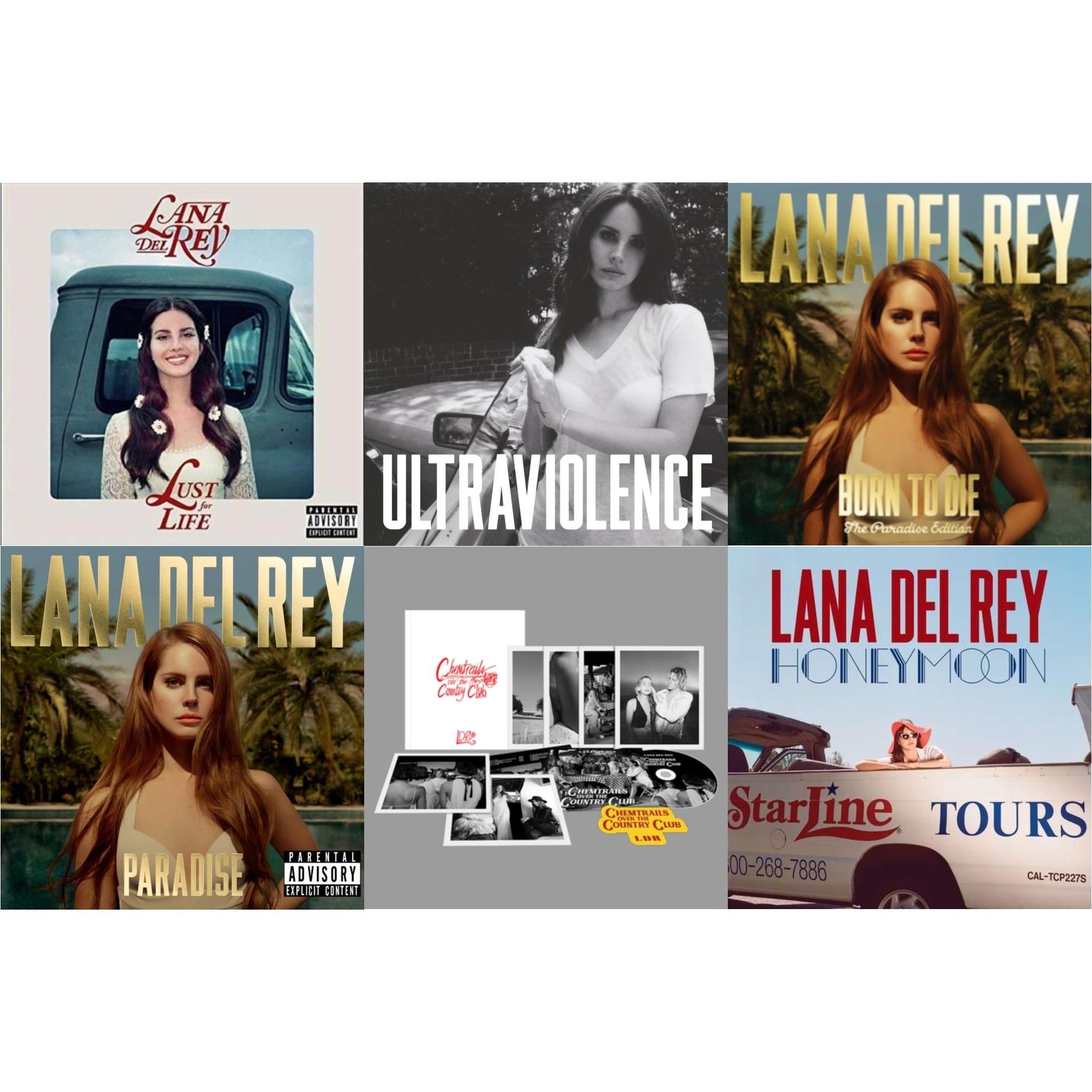 This is a 6 CD SKU bundle.
1.This CD is brand new.Format: CDThis item's title is: Lust For LifeArtist: Lana Del ReyLabel: INTERSCOPEBarcode: 602557589924Release Date: 7/21/2017
2.This CD is brand new.
