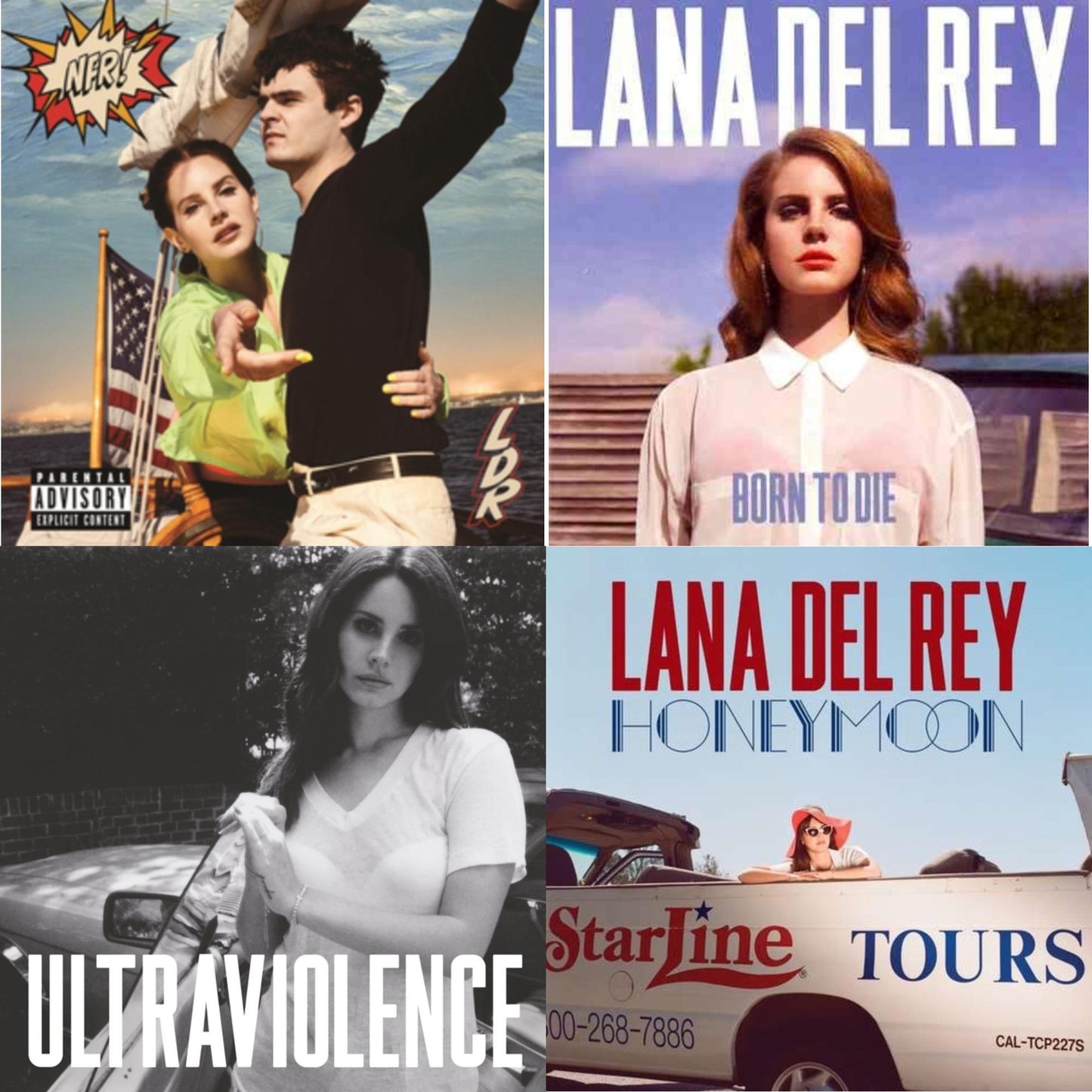 Nfr! & Born To Die & Ultraviolence & Honeymoon