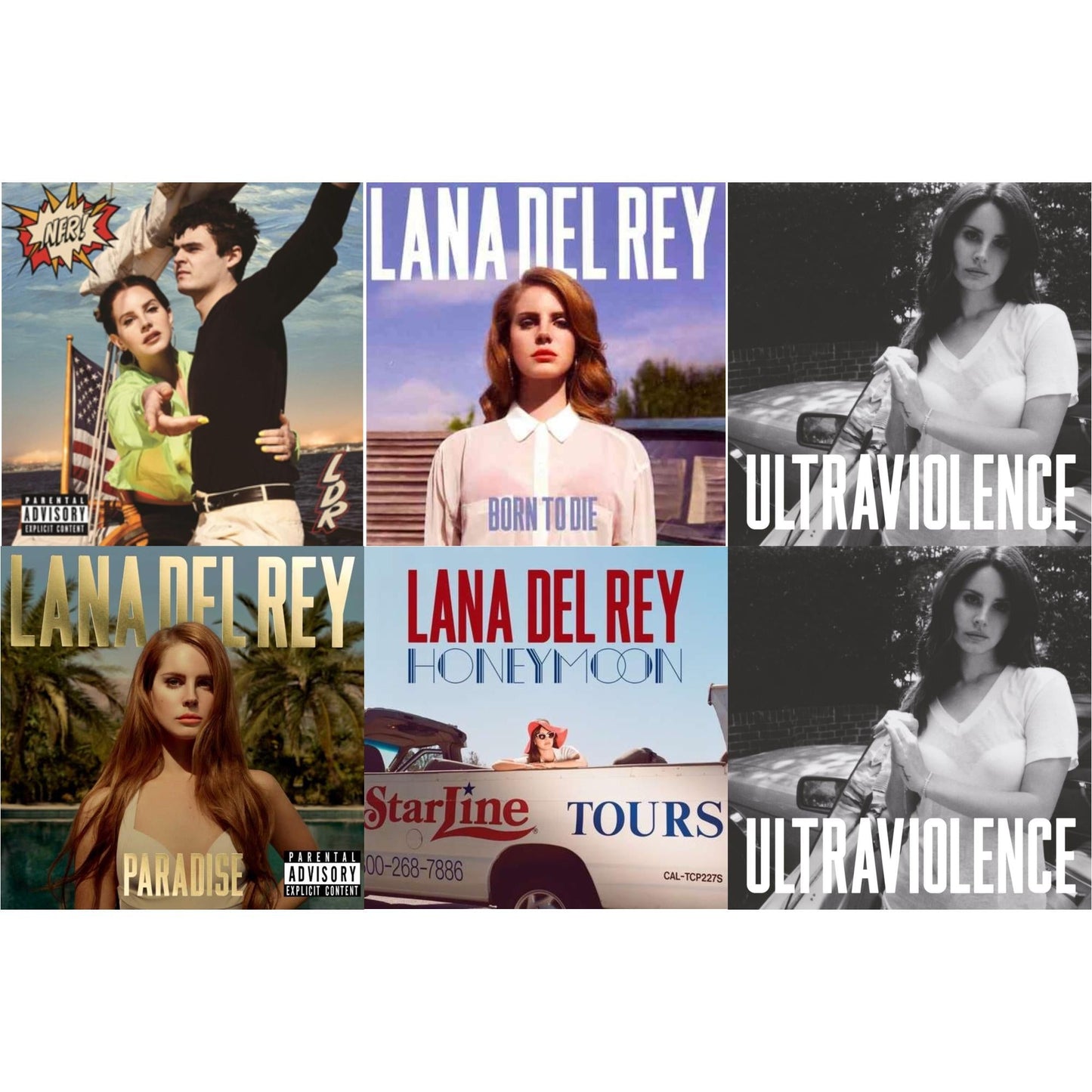 Nfr! & Born To Die & Paradise & Ultraviolence & Ultraviolence & Honeymoon