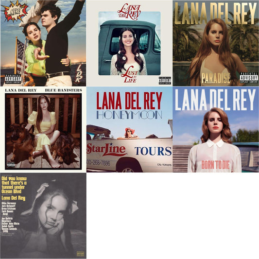 Blue Banisters (2LP) & Did You Know That There’S A Tunnel Under Ocean Blvd (X) (2LP/180G) & Nfr! (2LP) & Born To Die & Paradise & Honeymoon & Lust For Life