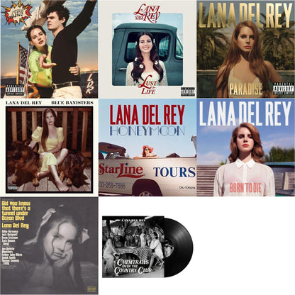 Chemtrails Over The Country Club & Blue Banisters (2LP) & Did You Know That There’S A Tunnel Under Ocean Blvd (X) (2LP/180G) & Nfr! (2LP) & Born To Die & Paradise & Honeymoon & Lust For Life