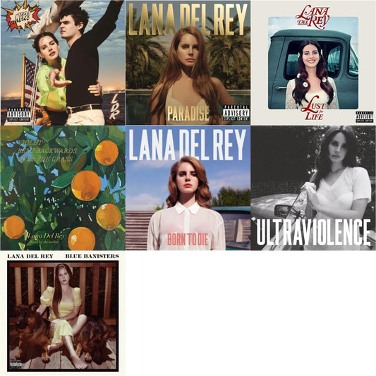 Blue Banisters (2LP) & Violet Bent Backwards Over The Grass (180G) & Nfr! (2LP) & Born To Die & Paradise & Ultraviolence & Lust For Life