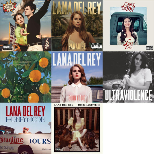 Blue Banisters (2LP) & Violet Bent Backwards Over The Grass (180G) & Nfr! (2LP) & Born To Die & Paradise & Ultraviolence & Honeymoon & Lust For Life