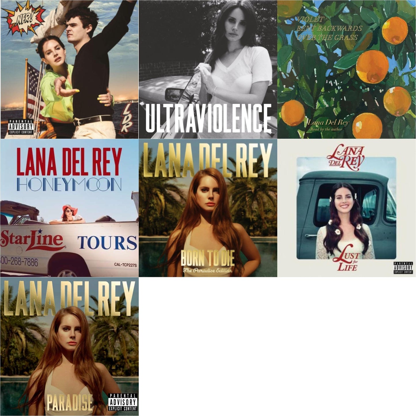 This is a 7 CD SKU bundle.
1.This CD is brand new.Format: CDMusic Style: Psychedelic RockThis item's title is: Nfr!Artist: Lana Del ReyLabel: INTERSCOPEBarcode: 602508075889Release Date: 8/30/2019
2.This CD is brand new.