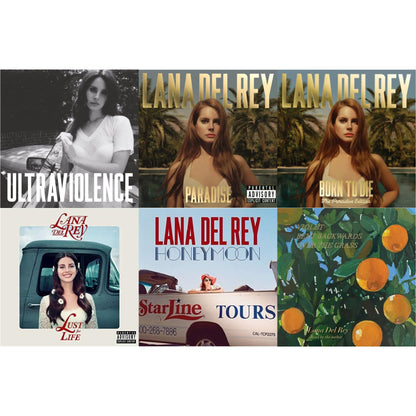 Violet Bent Backwards Over The Grass (180G) & Born To Die (Paradise Edition) (Only The Bonus Material) & Paradise & Ultraviolence & Honeymoon & Lust For Life