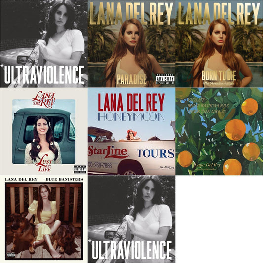 Blue Banisters (2LP) & Violet Bent Backwards Over The Grass (180G) & Born To Die (Paradise Edition) (Only The Bonus Material) & Paradise & Ultraviolence & Ultraviolence & Honeymoon & Lust For Life