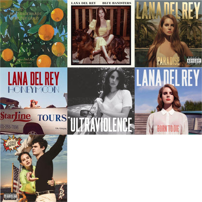 Blue Banisters (2LP) & Violet Bent Backwards Over The Grass (180G) & Nfr! (2LP) & Born To Die & Paradise & Ultraviolence & Honeymoon