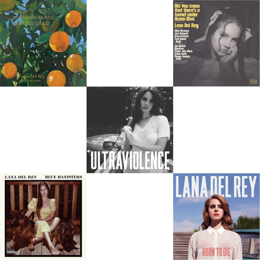 Blue Banisters (2LP) & Did You Know That There’S A Tunnel Under Ocean Blvd (X) (2LP/180G) & Violet Bent Backwards Over The Grass (180G) & Born To Die & Ultraviolence