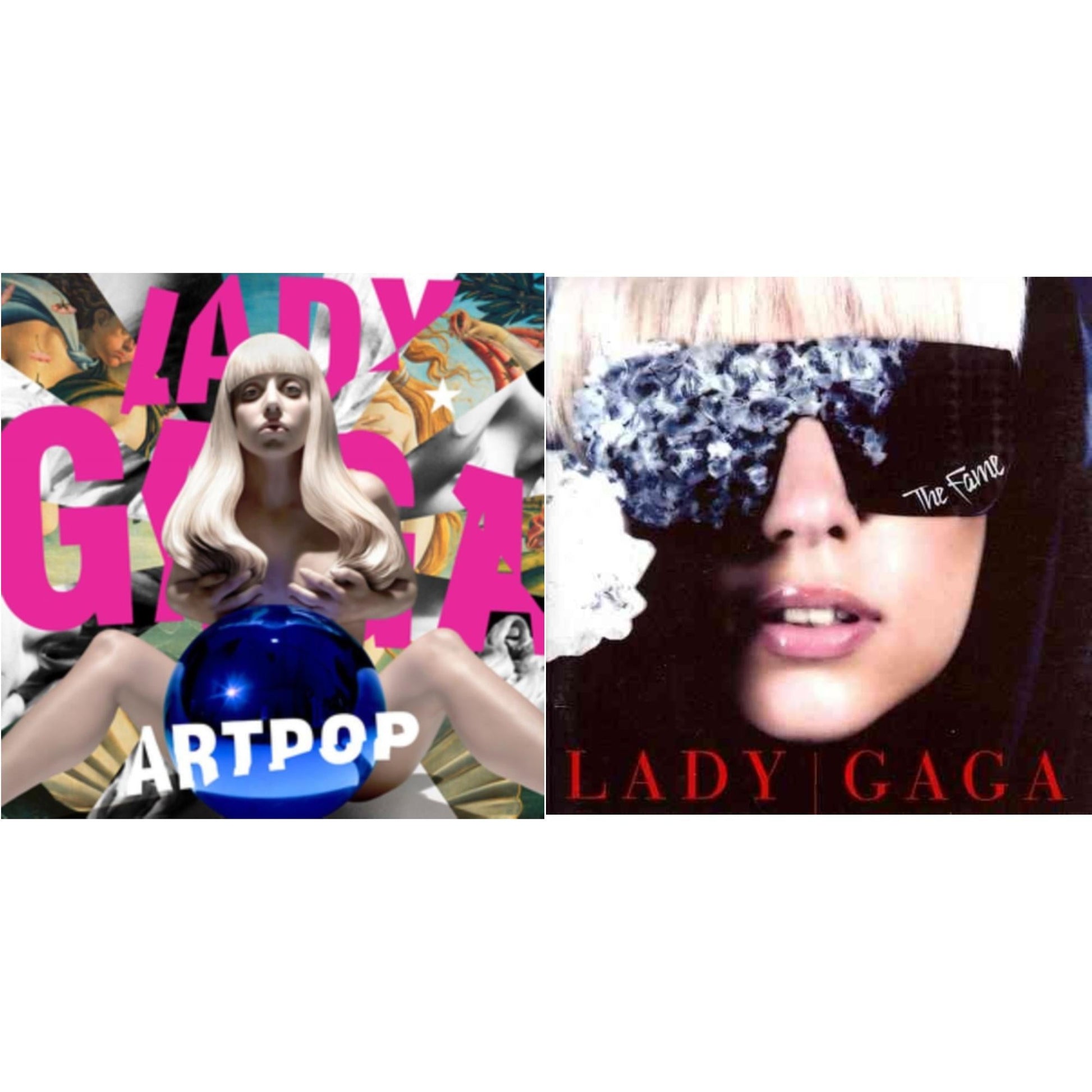 This is a 2 CD SKU bundle.
1.This CD is brand new.Format: CDMusic Style: EuropopThis item's title is: FameArtist: Lady GagaLabel: INTERSCOPEBarcode: 602517891388Release Date: 10/28/2008
2.This CD is brand new.