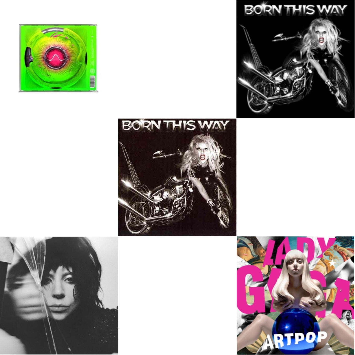 Dawn Of Chromatica & Mayhem & Born This Way & Born This Way & Artpop (X) (Updated)