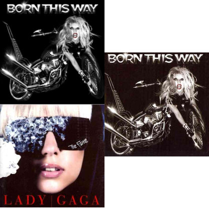 This is a 3 CD SKU bundle.
1.This CD is brand new.Format: CDMusic Style: Synth-popThis item's title is: Born This WayArtist: Lady GagaLabel: Rock/PopBarcode: 602527718385Release Date: 5/23/2011
2.This CD is brand new.
