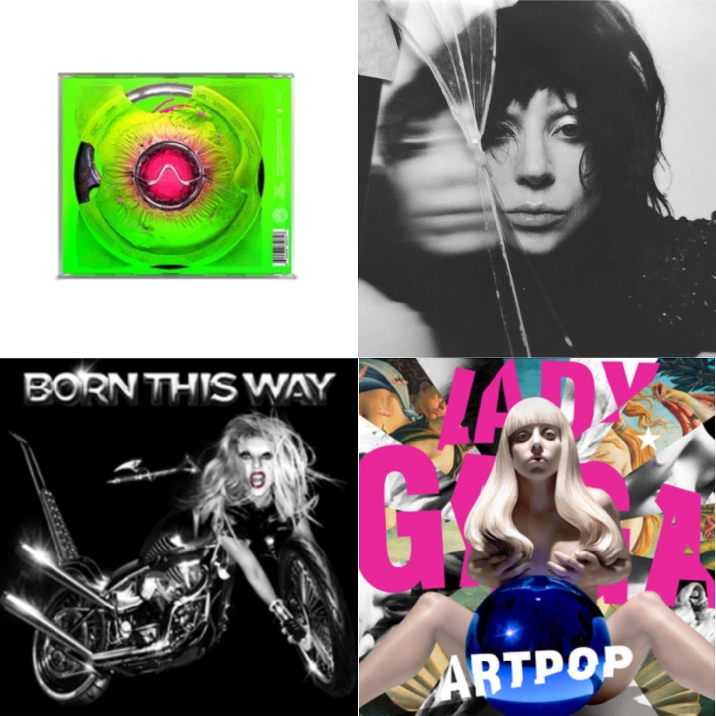 Dawn Of Chromatica & Mayhem & Born This Way & Artpop (X) (Updated)
