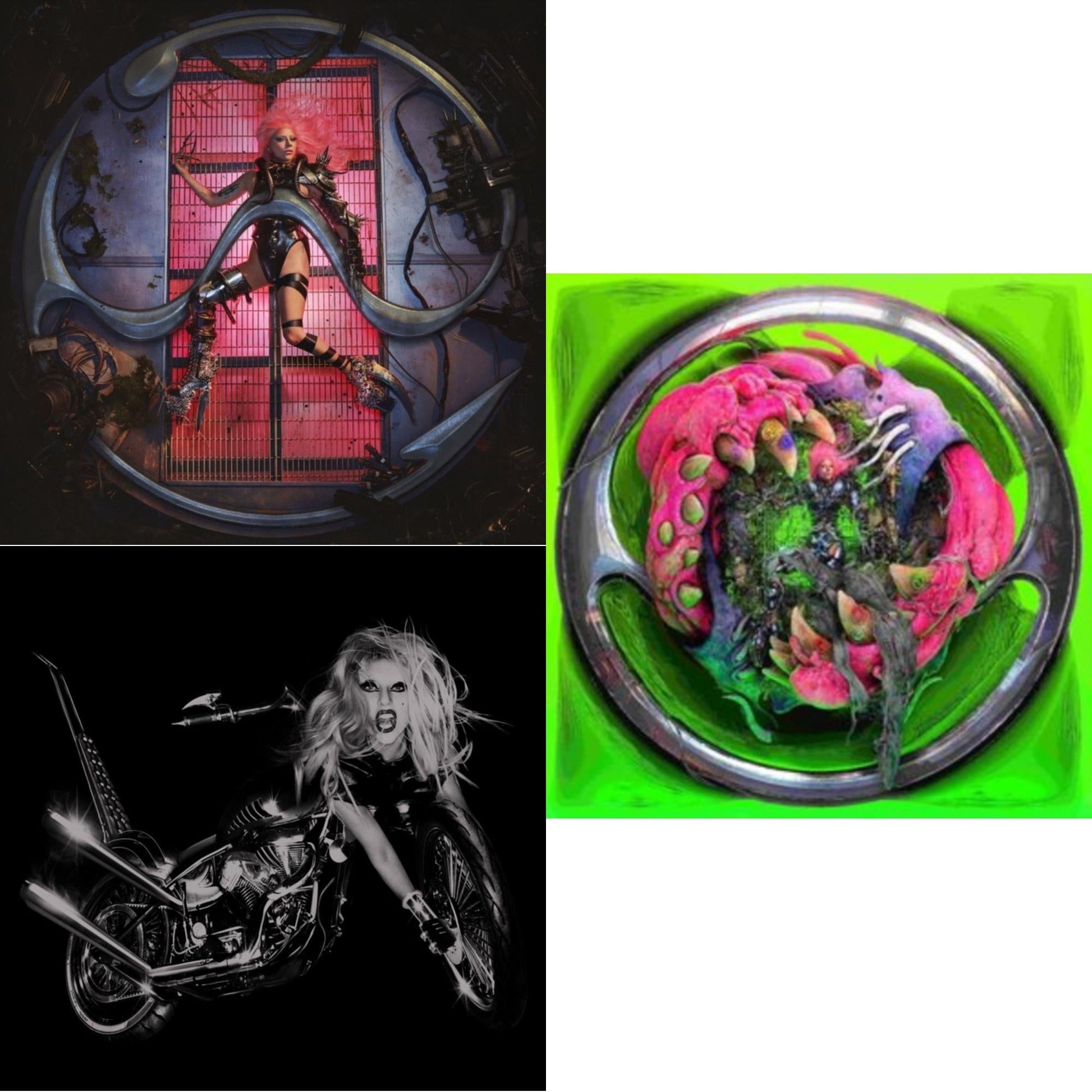 This is a 3 LP Vinyl SKU bundle.
1.This LP Vinyl is brand new.Format: LP VinylMusic Style: Dance-popThis item's title is: Chromatica (180G)Artist: Lady GagaLabel: INTERSCOPEBarcode: 602435824932Release Date: 6/25/2021
2.This LP Vinyl is brand new.