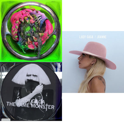 Dawn Of Chromatica (Clear LP Vinyl) & Fame Monster & Joanne