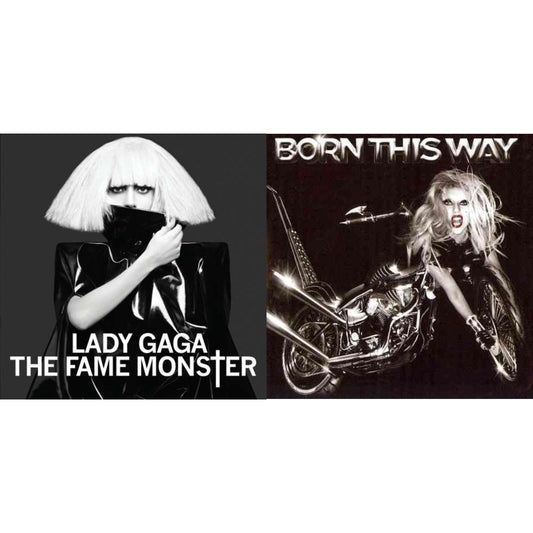 This is a 2 CD SKU bundle.
1.This CD is brand new.Format: CDMusic Style: HouseThis item's title is: Fame MonsterArtist: Lady GagaLabel: INTERSCOPEBarcode: 602527291567Release Date: 11/23/2009
2.This CD is brand new.