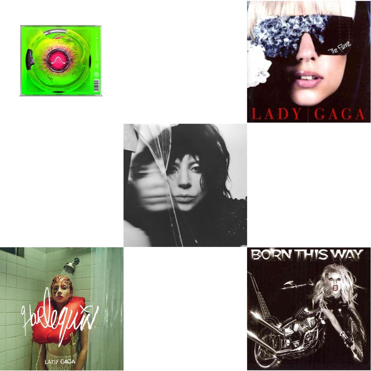 Dawn Of Chromatica & Harlequin & Mayhem & Fame & Born This Way