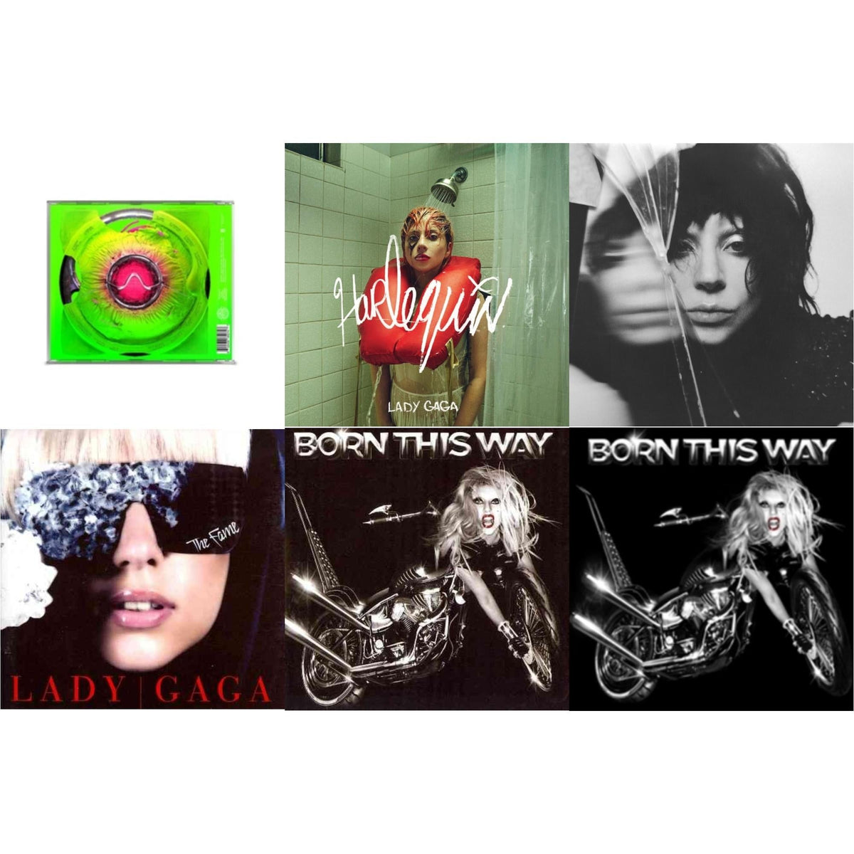 Dawn Of Chromatica & Harlequin & Mayhem & Fame & Born This Way & Born This Way