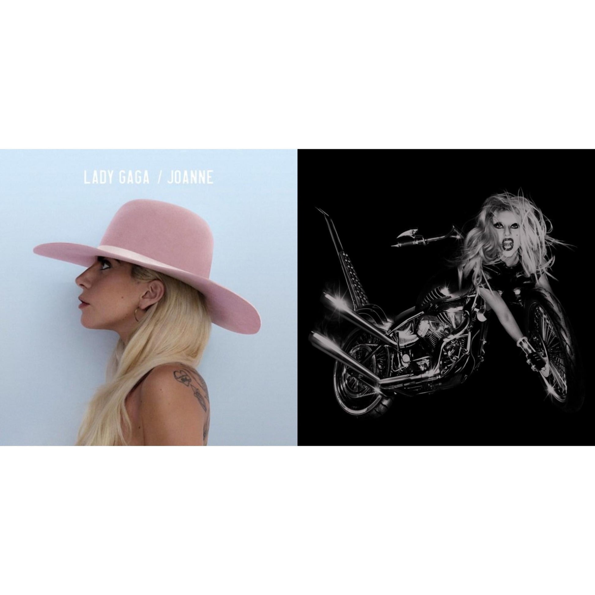 This is a 2 LP Vinyl SKU bundle.
1.This LP Vinyl is brand new.Format: LP VinylMusic Style: Country RockThis item's title is: JoanneArtist: Lady GagaLabel: INTERSCOPEBarcode: 602557205152Release Date: 12/16/2016
2.This LP Vinyl is brand new.