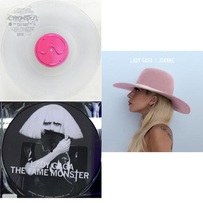 Chromatica (Milky Clear LP Vinyl) & Fame Monster & Joanne