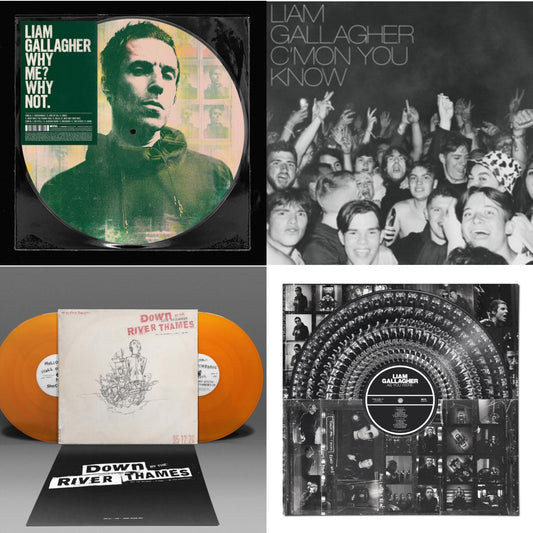 Why Me? Why Not (Picutre Disc) & C'mon You Know & Down By The River Thames (2LP/Orange Vinyl) & As You Were  (Zoetrope LP Vinyl)
