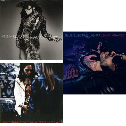 Lenny Kravitz - Blue Electric Light (2LP) & Are You Gonna Go My Way (2 LP) & Mama Said (2 LP)
