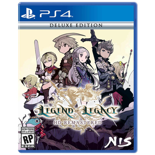 Product Image : This is brand new.<br>Deluxe Edition Iincludes:

The Legend of Legacy HD Remastered GAME
Digital Soundtrack (download code)
Mini Art Book

About the game:

Discovered ten years ago, the island of Avalon is shrouded in mystery. It is said the continent was forged by the gods and elementals, and that it is home to many fabled treasures with immense powers. Numerous brave souls have attempted to venture and investigate the lands of Avalon. Will you be next?

Follow the stories of seven adventur