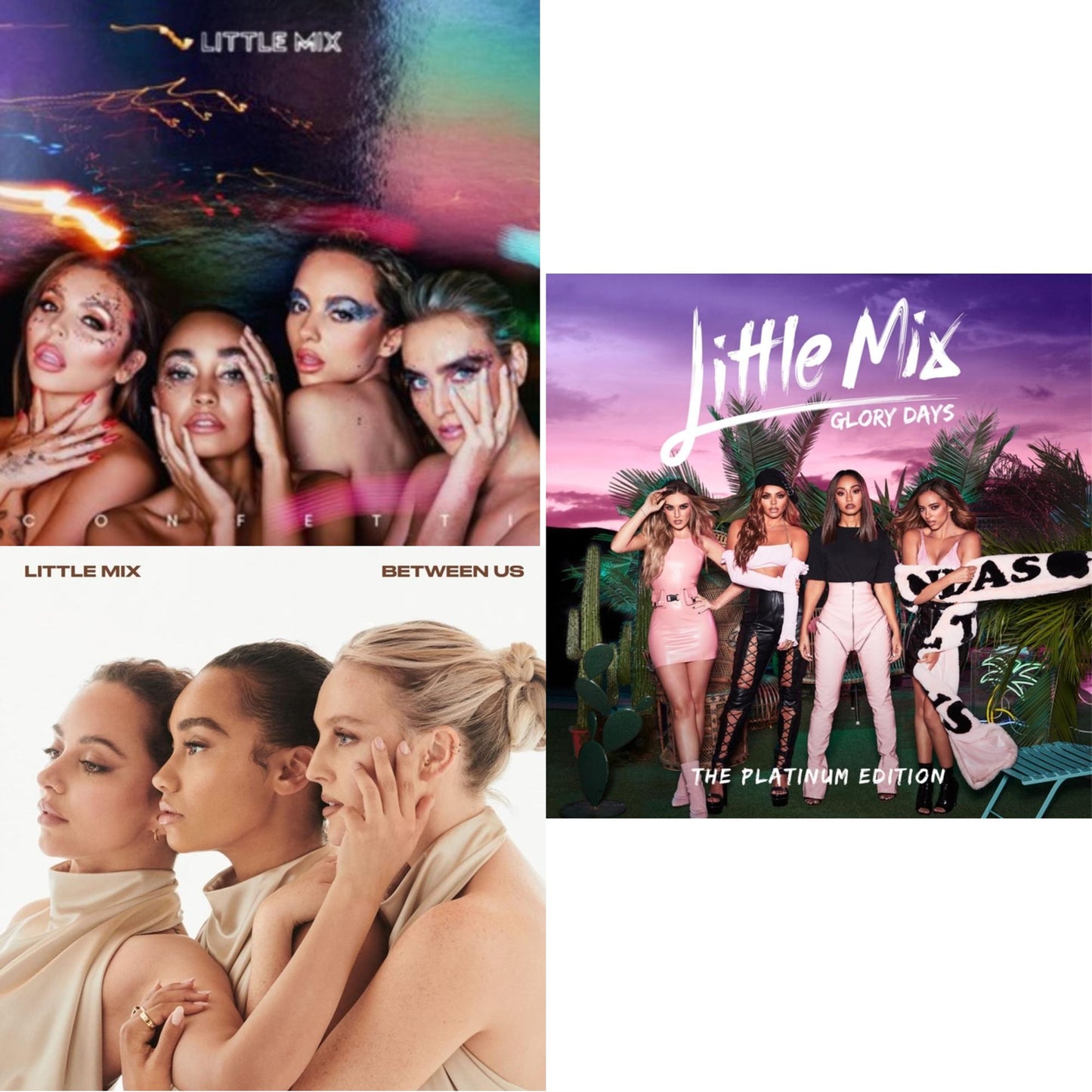 Confetti (Jewel Case) & Between Us & Glory Days: Platinum Edition (CD/DVD)
