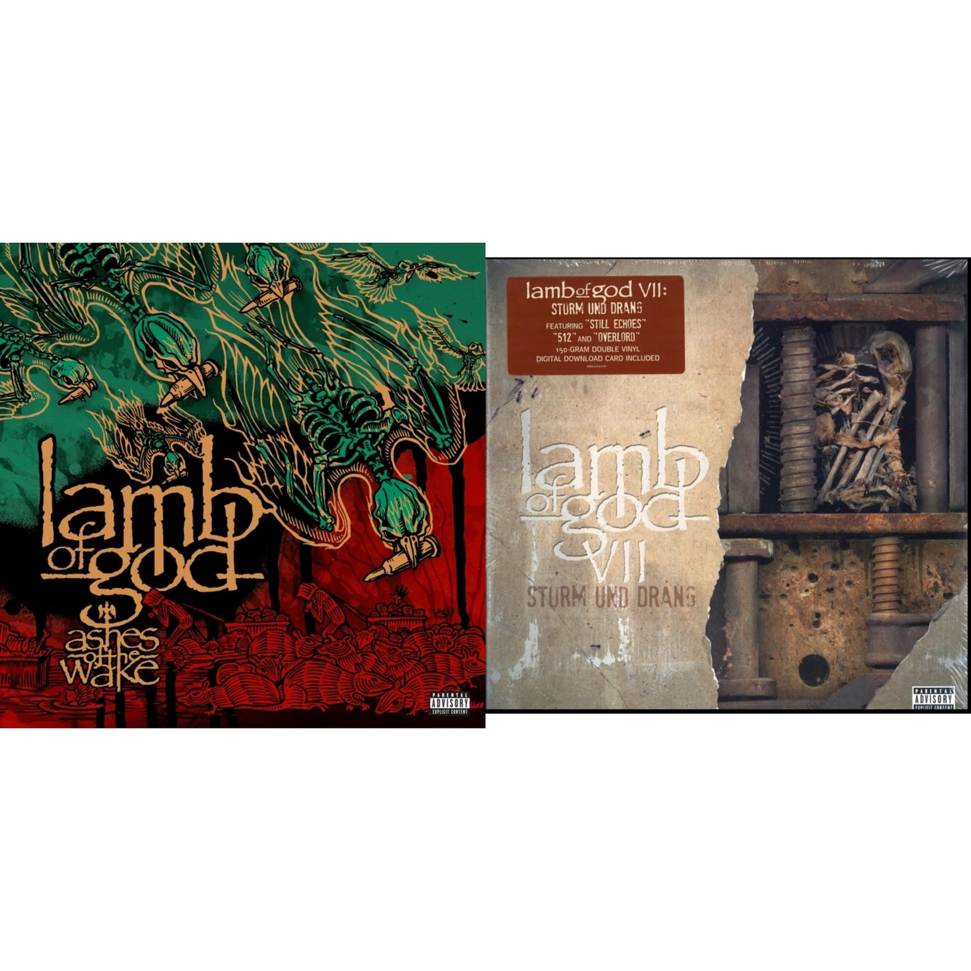 This is a 2 LP Vinyl SKU bundle.
1.This LP Vinyl is brand new.Format: LP VinylMusic Style: Groove MetalThis item's title is: Ashes Of The Wake (15Th Anniversary)Artist: Lamb Of GodLabel: LEGACYBarcode: 190759409619Release Date: 5/3/2019
2.This LP Vinyl is brand new.