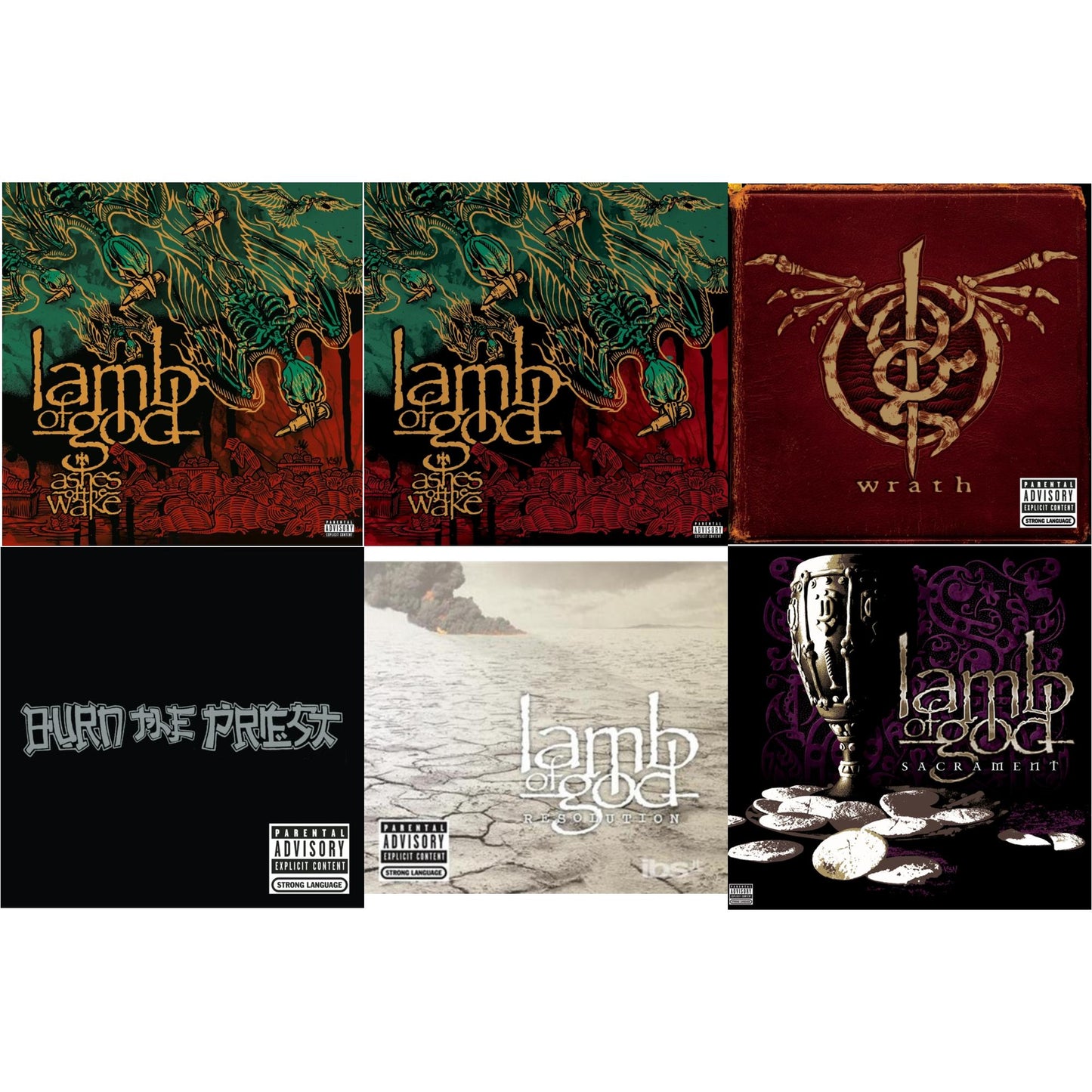 Ashes Of The Wake (20Th Anniversary) (2CD) & Ashes Of The Wake & Wrath & Burn The Priest & Resolution & Sacrament (Explicit)