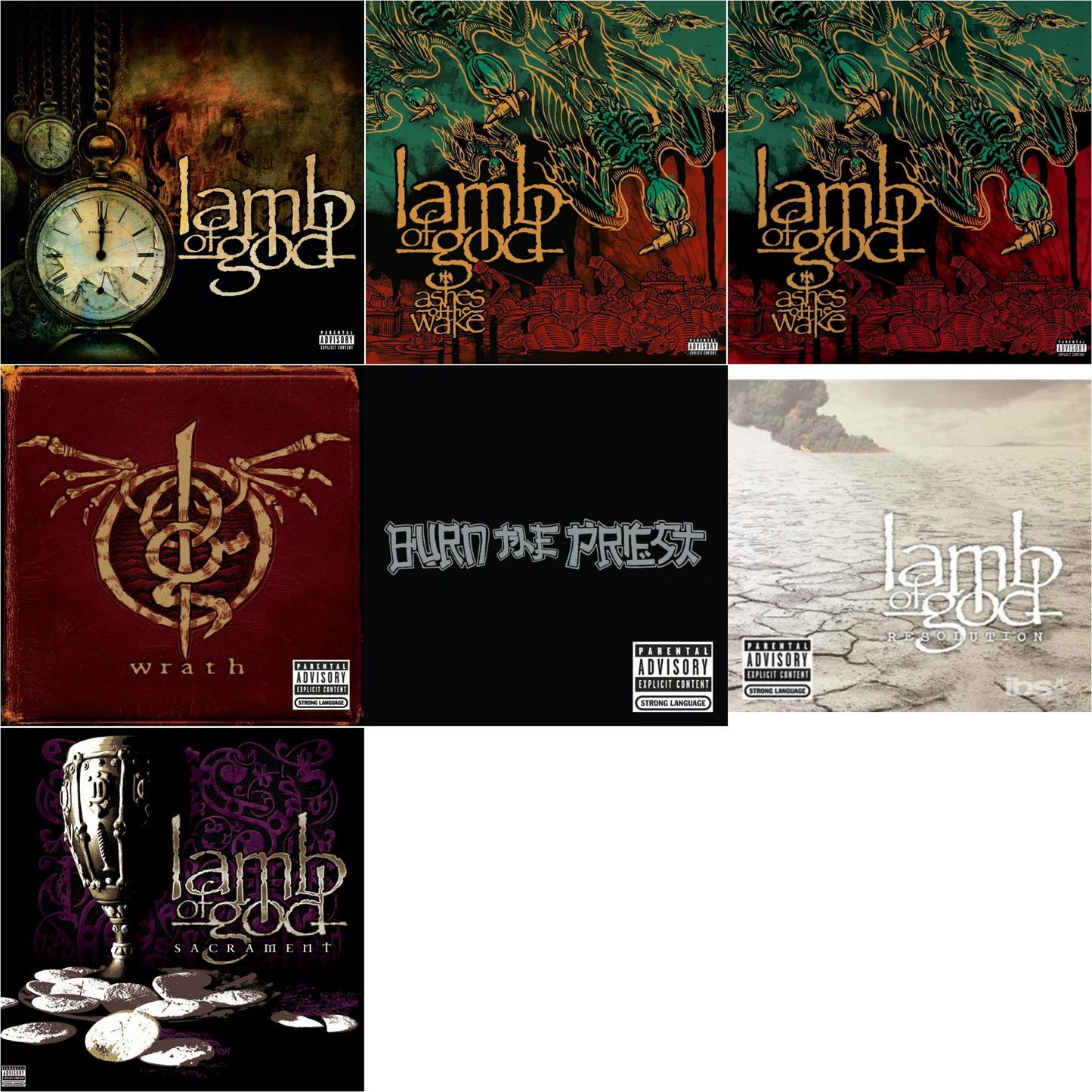 Lamb Of God & Ashes Of The Wake (20Th Anniversary) (2CD) & Ashes Of The Wake & Wrath & Burn The Priest & Resolution & Sacrament (Explicit)