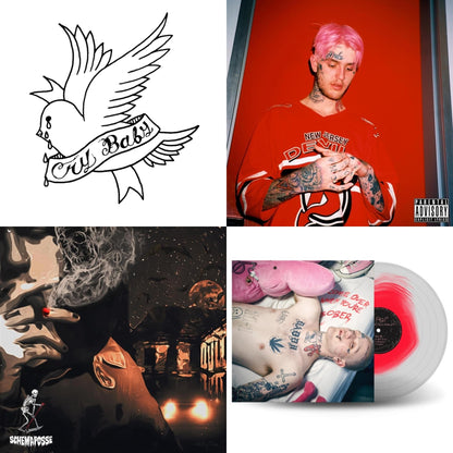 Crybaby (Opaque White LP Vinyl) & Hellboy (2LP) & Live Forever & Come Over When You're Sober, Pt.1 (Pink In Clear LP Vinyl)