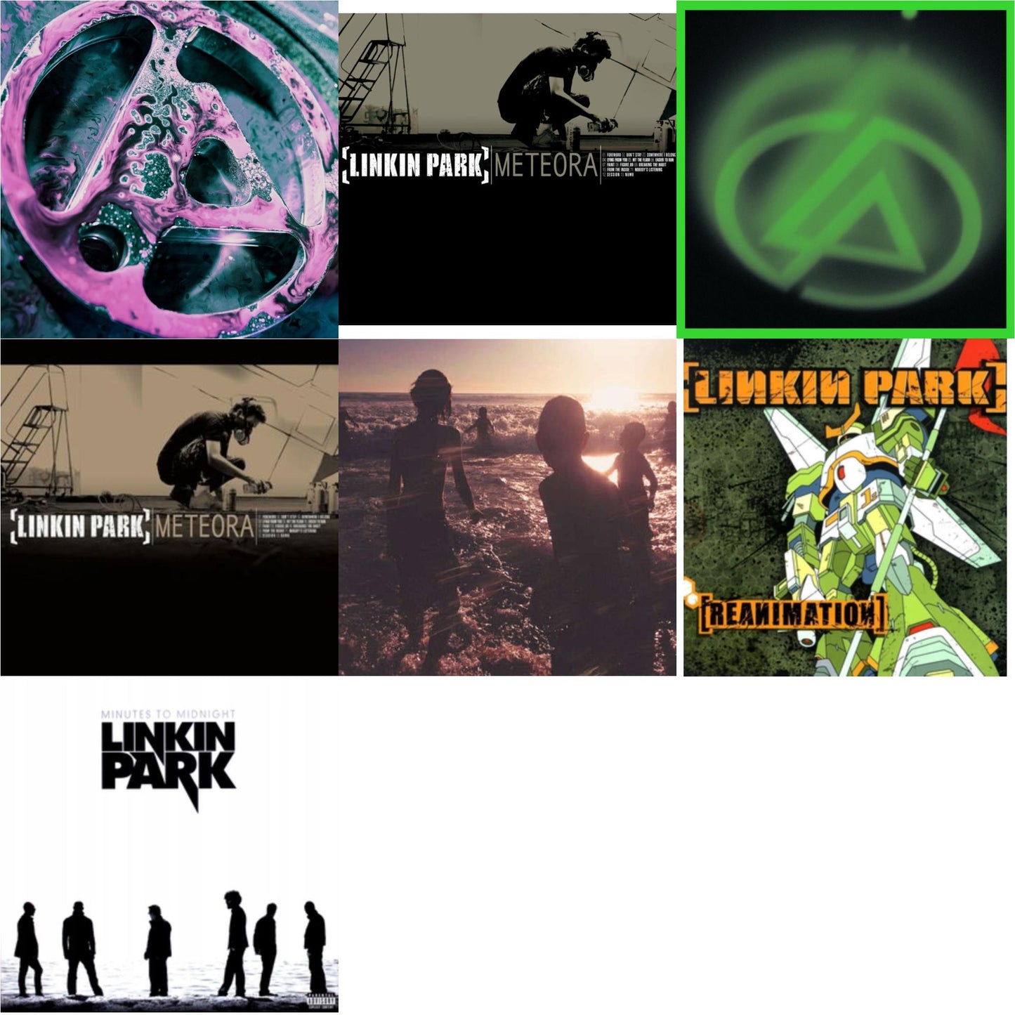 From Zero (Deluxe/2LP/Translucent Emerald Green Vinyl) & Meteora (Marbled LP Vinyl) & Papercuts (2LP) & Meteora & One More Light & Reanimation & Minutes To Midnight