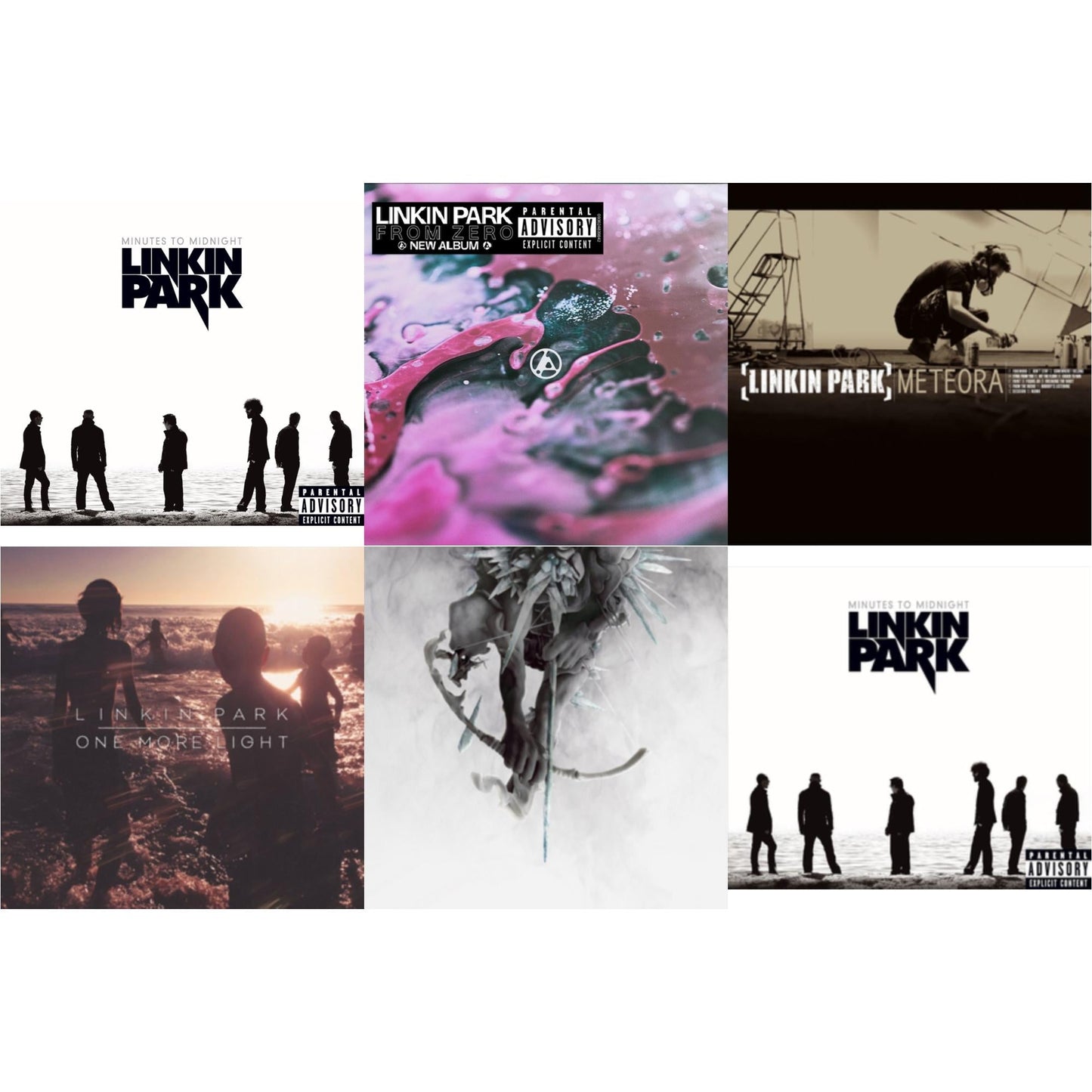 Minutes To Midnight & From Zero & Meteora & One More Light & Hunting Party & Minutes To Midnight