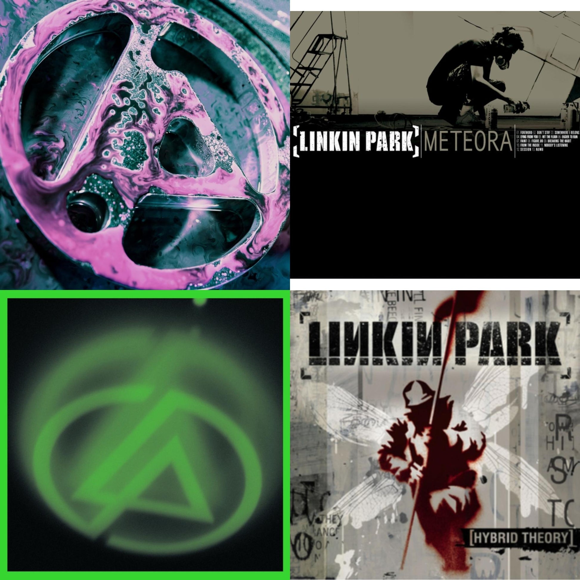 This is a 4 LP Vinyl SKU bundle.
1.This LP Vinyl is brand new.Format: LP VinylThis item's title is: From Zero (Deluxe/2LP/Translucent Emerald Green Vinyl)Artist: Linkin ParkBarcode: 093624834915Release Date: 5/16/2025
2.This LP Vinyl is brand new.