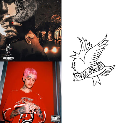 Lil Peep - Crybaby (Opaque White LP Vinyl) & Hellboy (2LP) & Live Forever