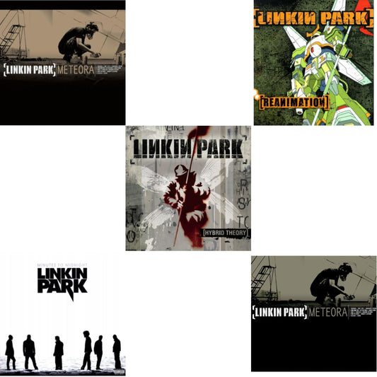 Meteora (Marbled LP Vinyl) & Meteora & Reanimation & Hybrid Theory & Minutes To Midnight