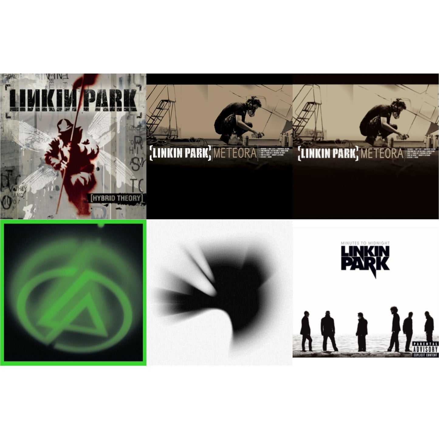 Hybrid Theory & Meteora (Enhanced Edition/Digipak) & Meteora (Enhanced Edition/Jewel Case) & Papercuts & Thousand Suns & Minutes To Midnight